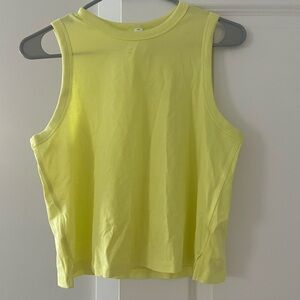 Bright Yellow Lululemon Muscle tank